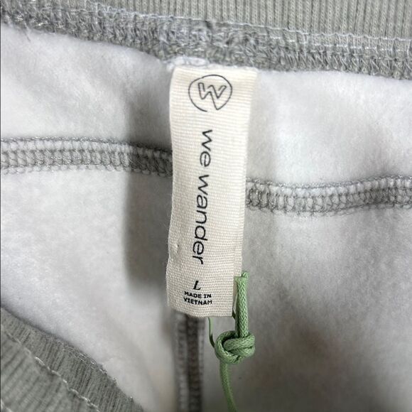 White and Gray Track Pants with Camouflage Pattern and Elastic Waistband - Picture 8 of 11